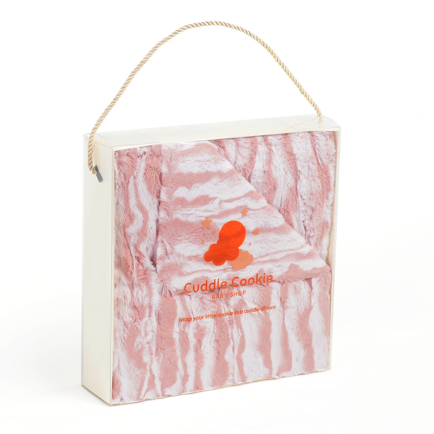Luxury Pink Wave Fur Blanket
